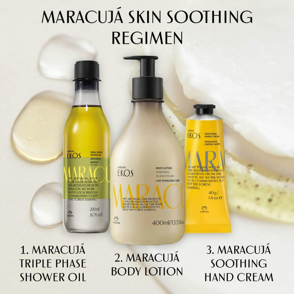 Natura Ekos aroma frutal relajante potencia momentos de spa.
