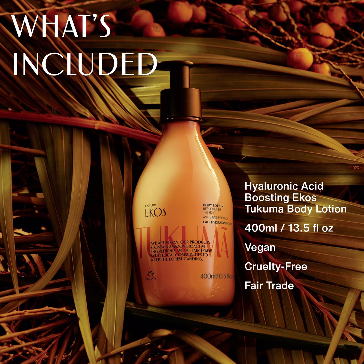 Natura Tukumã – bioactifs amazonien, soin nourrissant et revitalisant.
