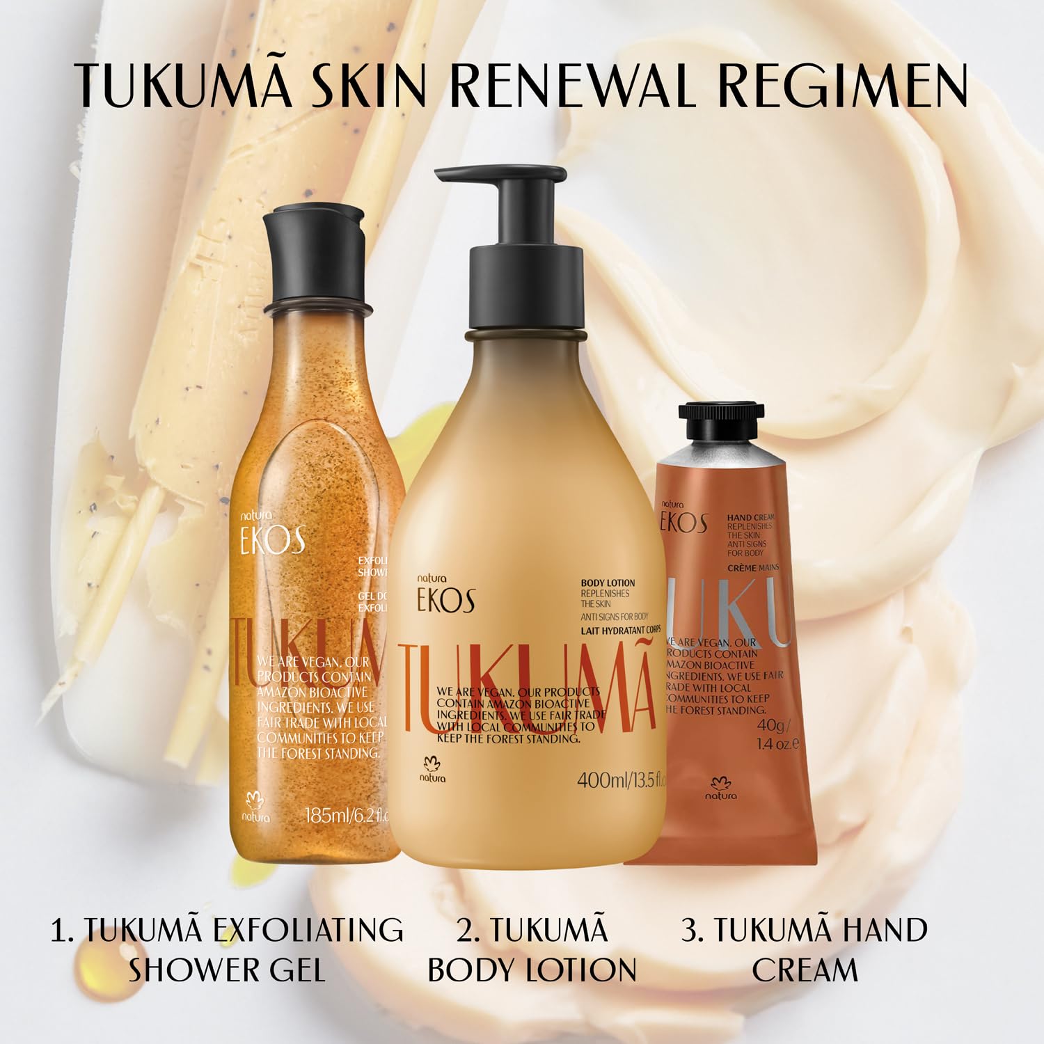 Natura Tukumã – peau plus souple et confortable après application.