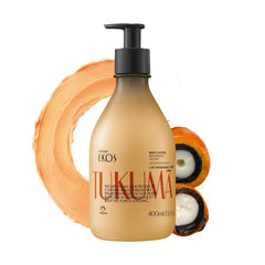 Natura Tukumã – bouteille-pompe, hydratation durable pour peau sèche.