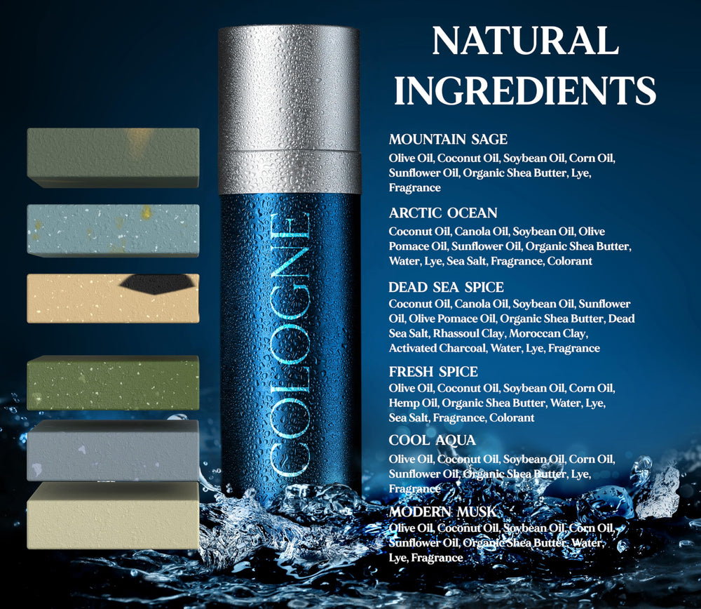 Barres NATURAL AMERICAN pour usage quotidien, sensations nettes et fraîches.