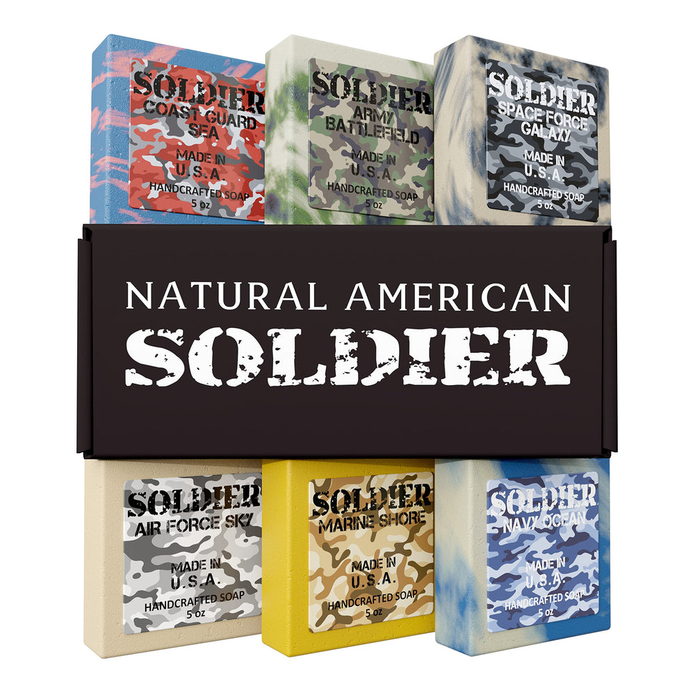 NATURAL AMERICAN SOLDIER – Force aérienne ciel: parfum masculin stimulant et nettoyage efficace.
