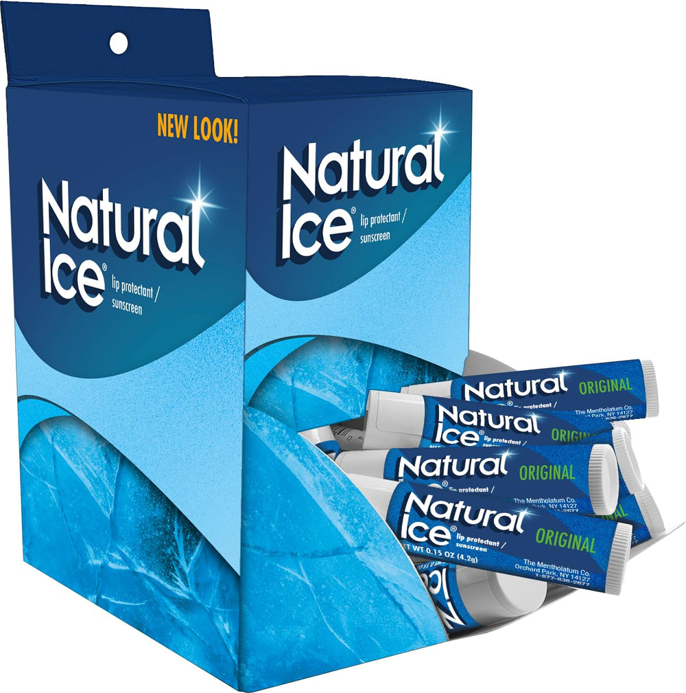 Natural Ice bálsamo labial original SPF 15, frasco de 48, protección ligera.