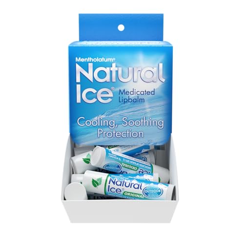 Natural Ice bálsamo labial original, textura cremosa para hidratación suave.