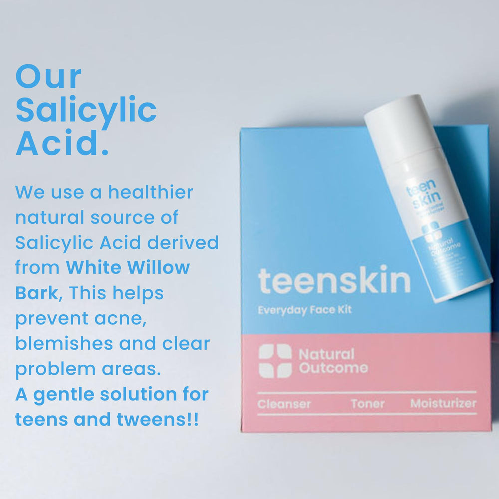 Natural Outcome aplicación fácil para adolescentes, masajear rostro en círculos.