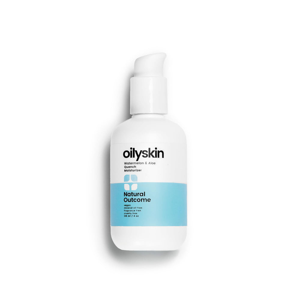 Natural Outcome envase en USA, libre de crueldad y sin sulfatos ni colorantes.