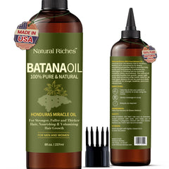 Natural Riches Batana Oil: botella con gota para una aplicación fácil