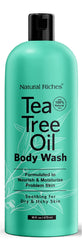 Natural Riches Ducha Corporal con árbol de té en botella: limpieza diaria refrescante.