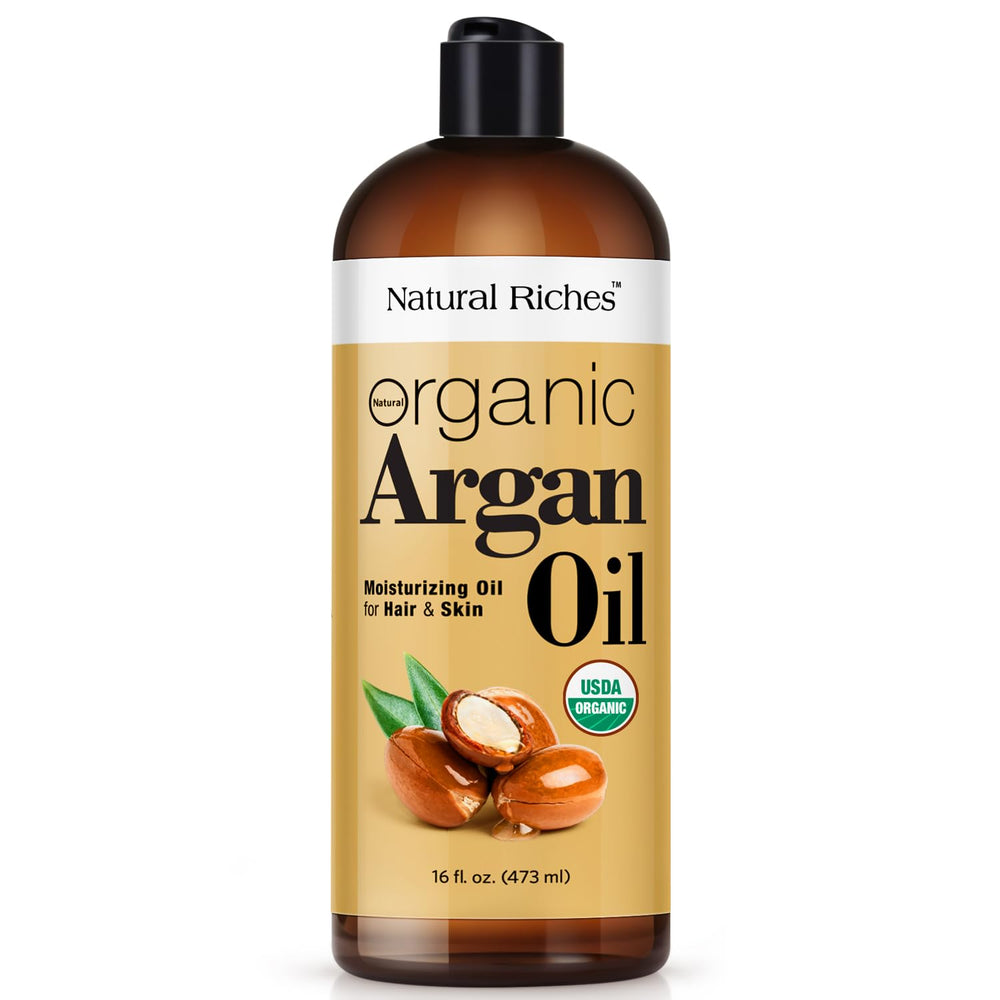 Natural Riches Huile d Argan Maroc bouteille – soin leger pour cheveux