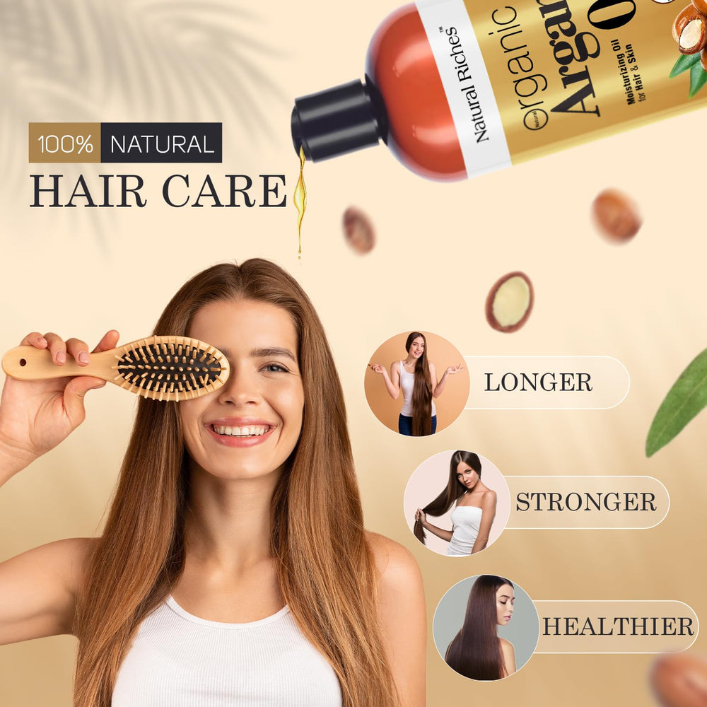 Natural Riches Huile d Argan Maroc cheveux brillants – reflexions de brillance