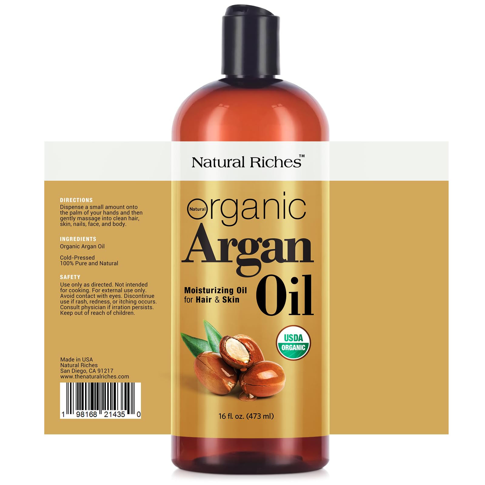Natural Riches Huile d Argan Maroc versement – huile nourrissante