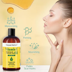 Natural Riches Aceite de Vitamina E, regeneración suave para zonas secas
