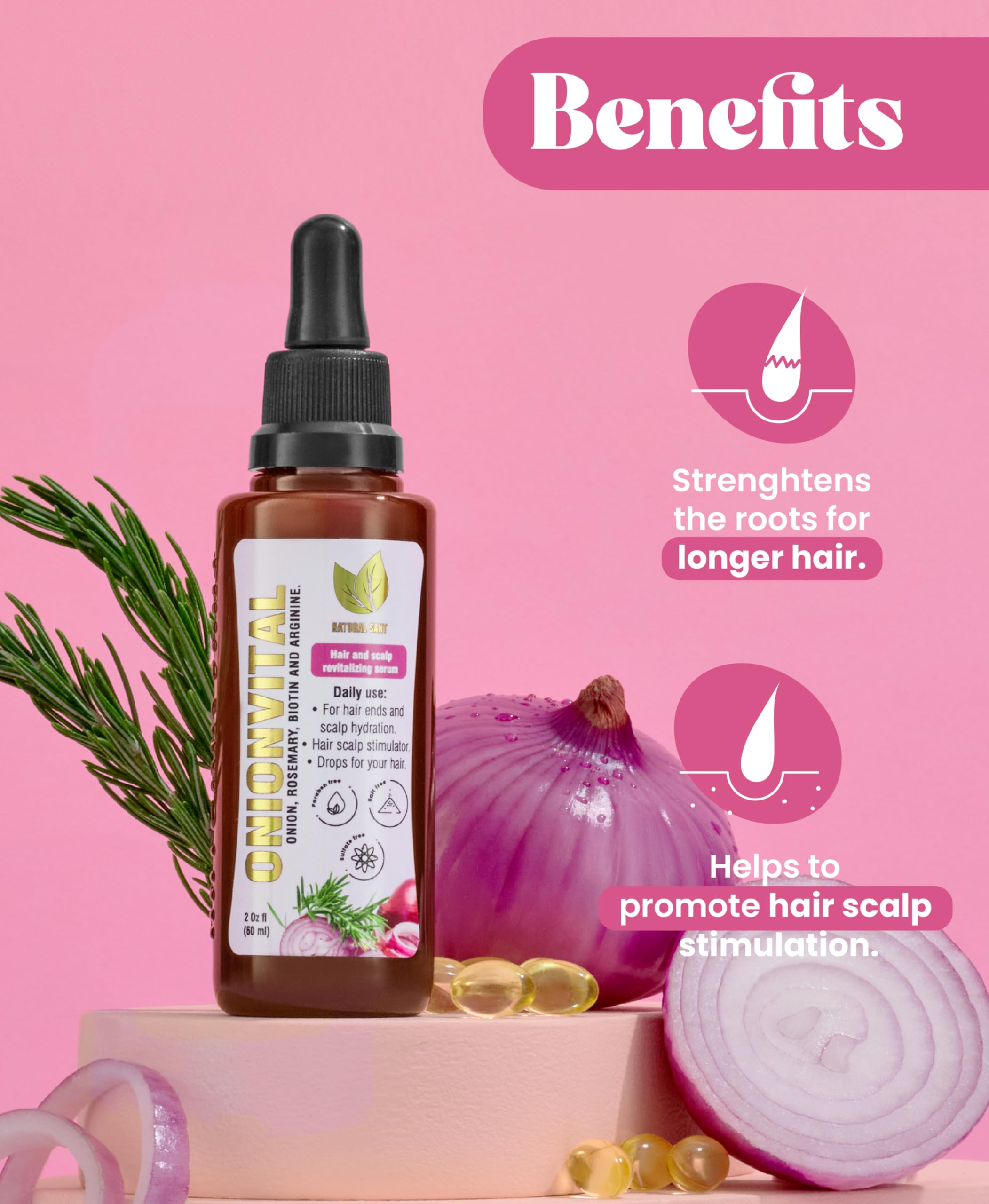 Natural Sant Onionvital: textura ligera para cabello manejable