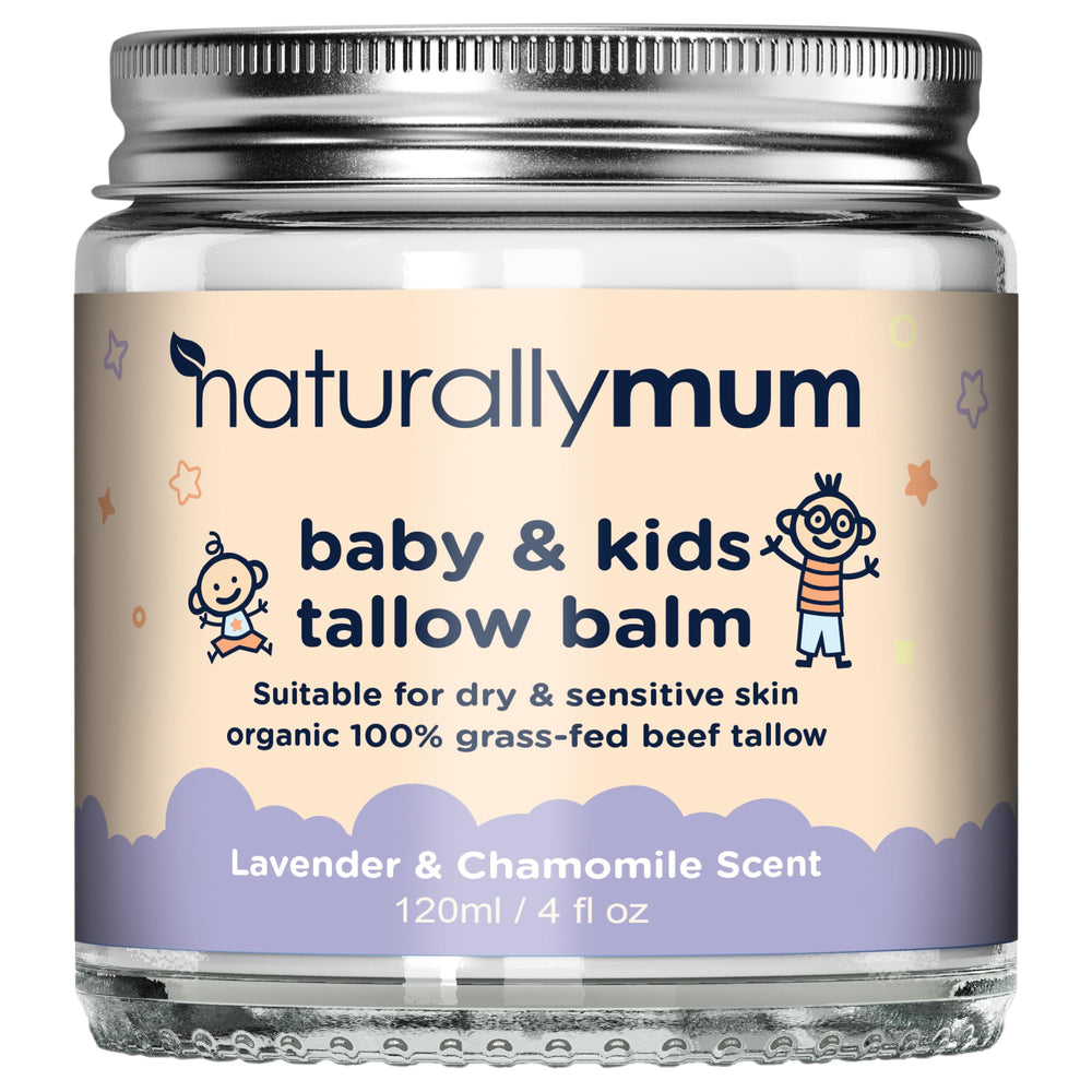 NaturallyMum bálsamo de sebo para bebé, envase visible para piel sensible
