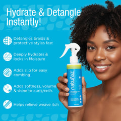 Naturaz Aplicación Instantánea para Cabello Rizado, facilita peinado