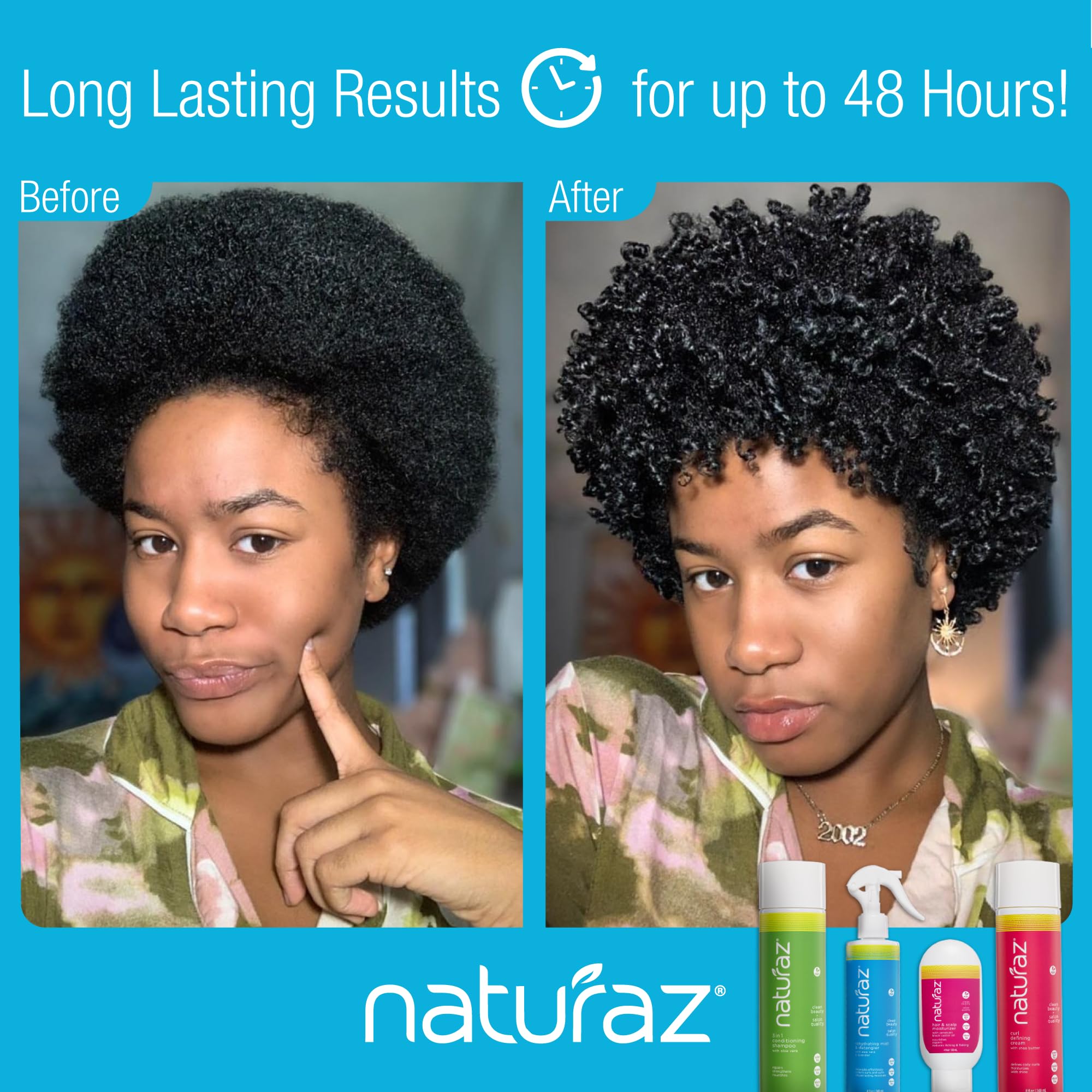 Naturaz Cuidado para Trenzas y Locs, desenredos más fáciles