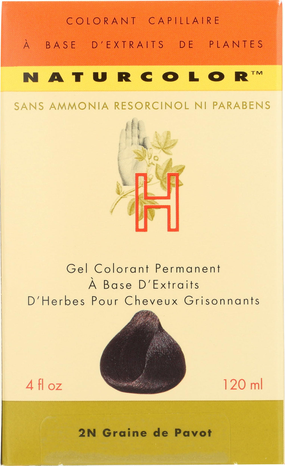 Aplicación rápida de Naturcolor en gel herbáceo para cabello.