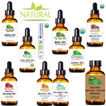 Nature Drop Aceite de Ricino para cejas y pestañas, ayuda a mejorar su apariencia.