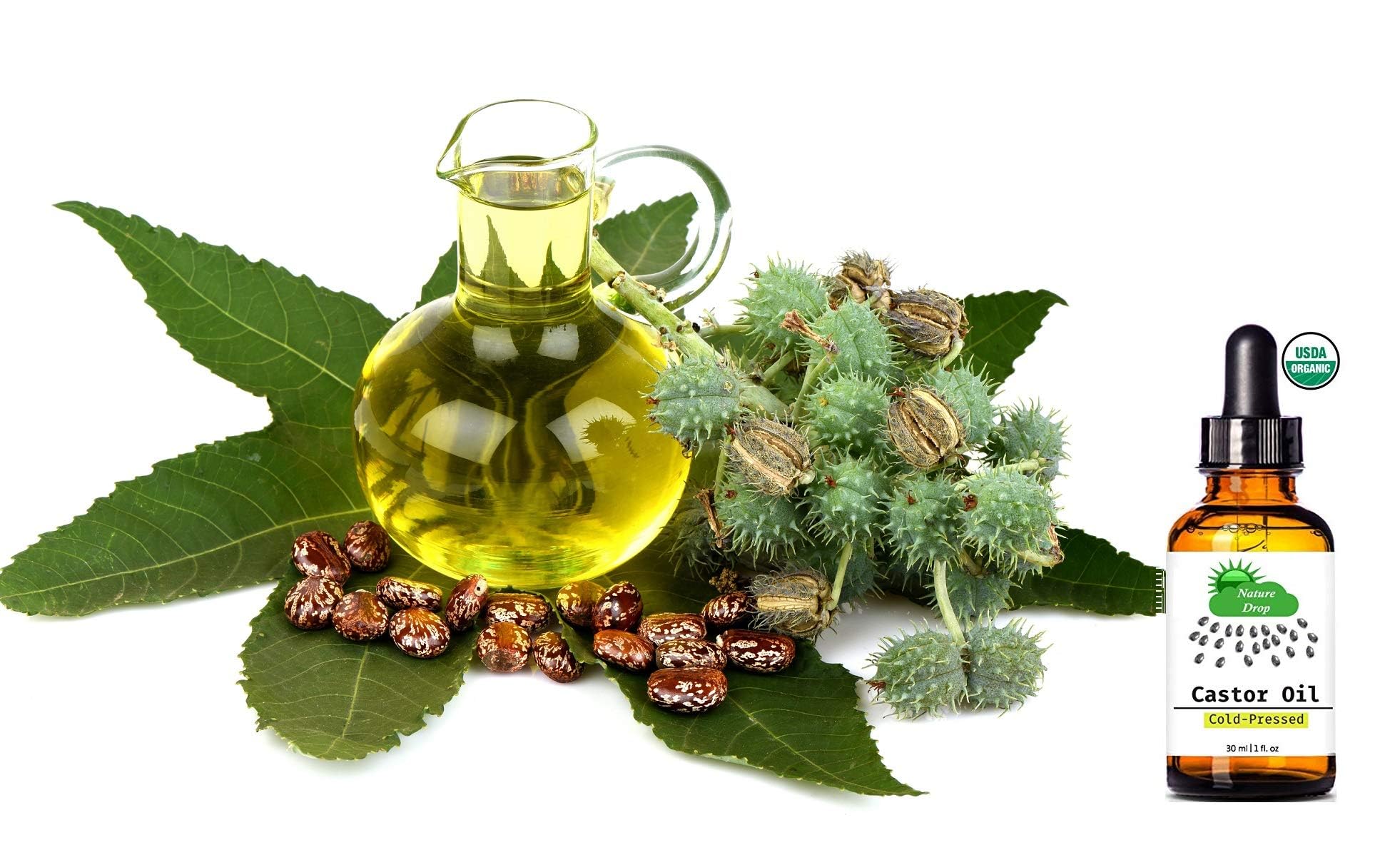 Nature Drop Aceite de Ricino en uso diario, práctico y seguro para la rutina de belleza.