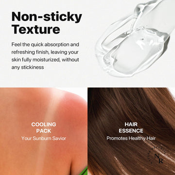 Nature Republic Aloe Vera gel refrigerated for a refreshing application