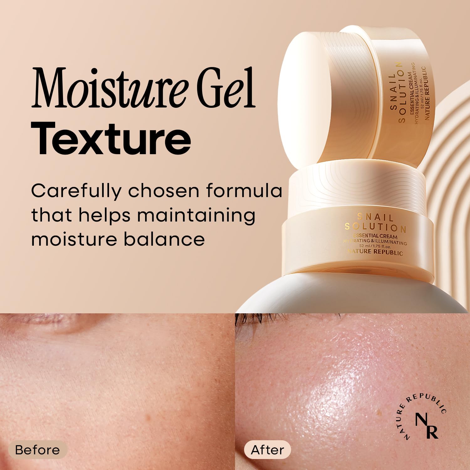 Nature Republic Crème Mucin Escargot adopte une formule sans cruauté envers les escargots.