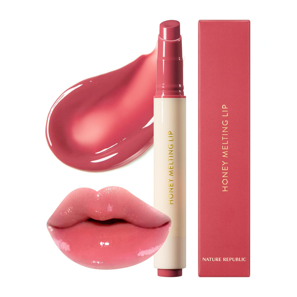 Nature Republic Honey Melting Lip 03 Berry: empaque compacto para retoques discretos durante el día.