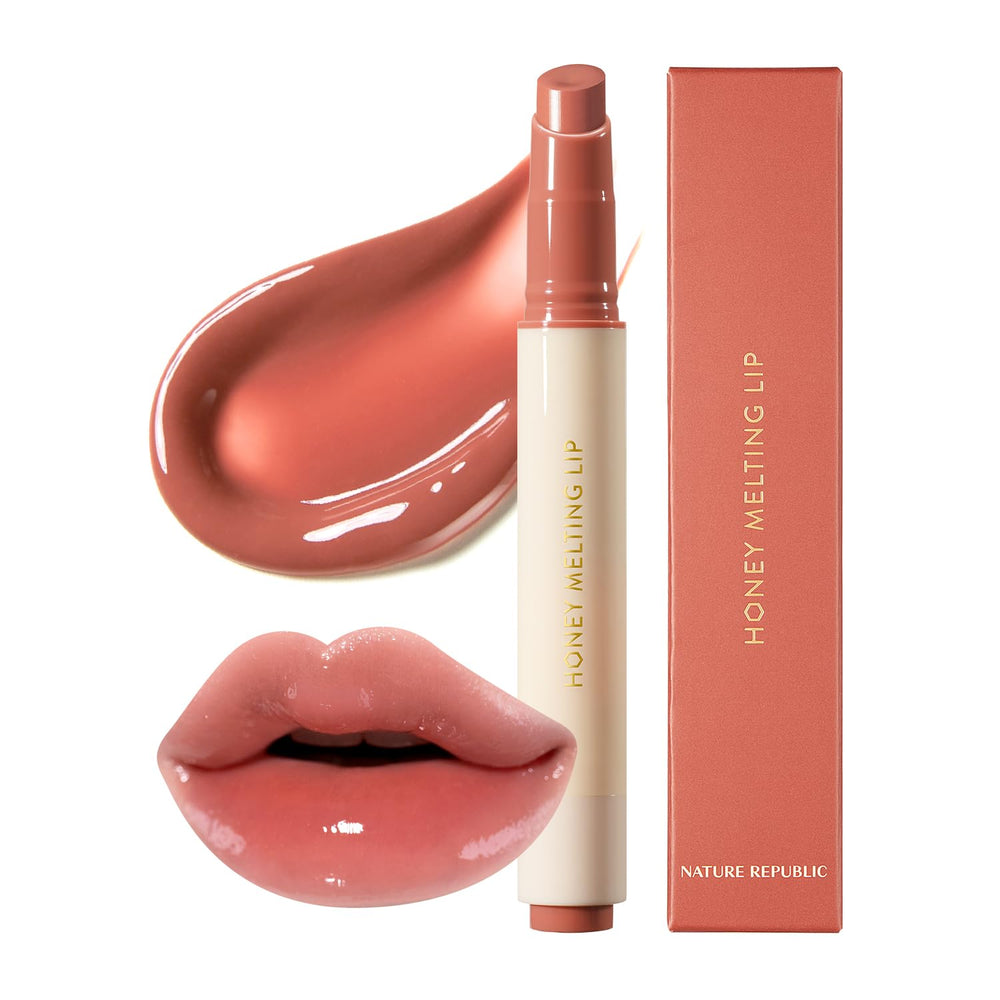 Nature Republic Honey Melting Lip 06 Coco: empaque compacto para retoques diarios.
