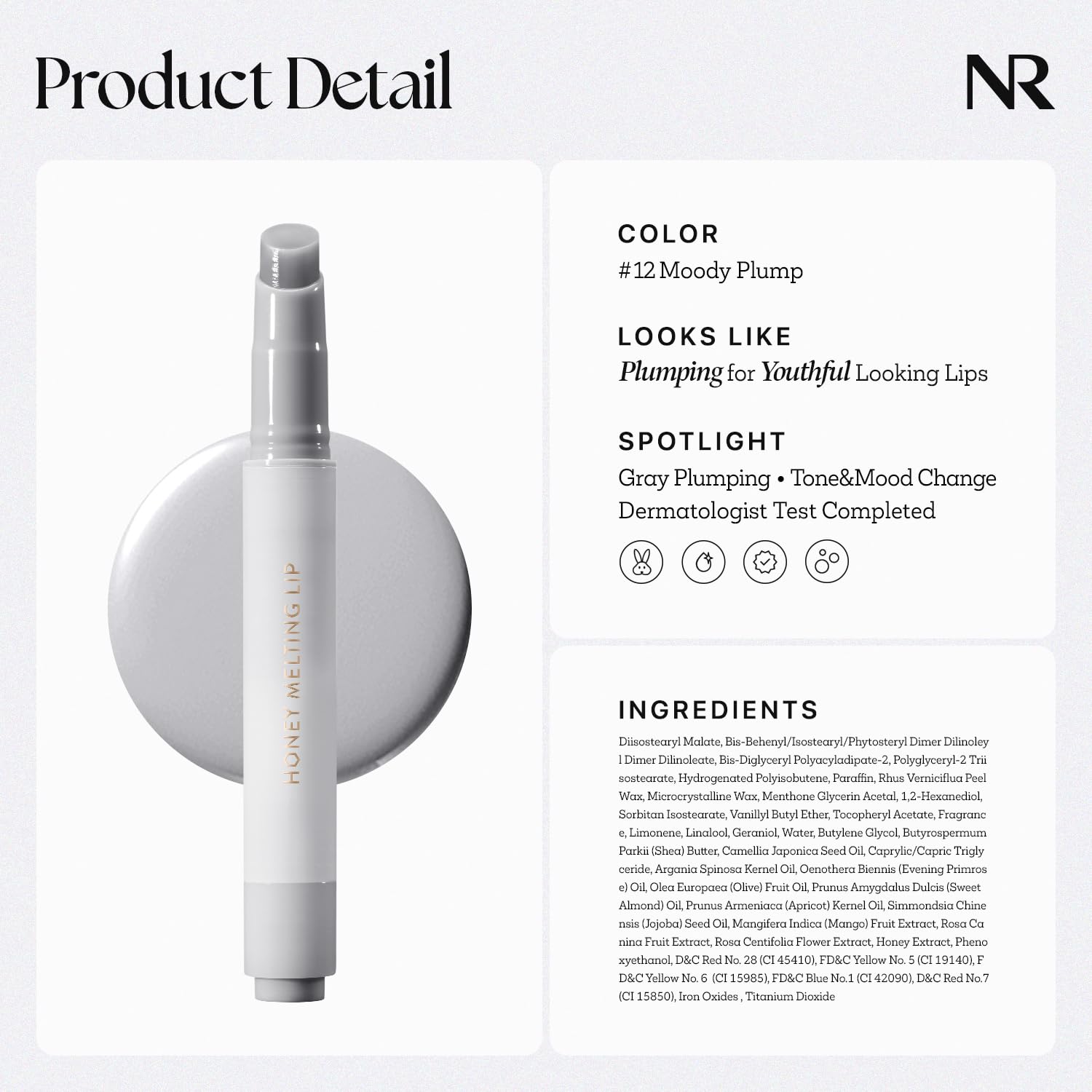 Aplicación higiénica y rápida con Nature Republic gracias al formato compacto.