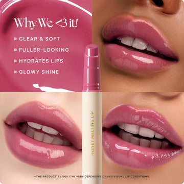 Nature Republic labial miel derretido 08 cereza oscura choux aplicación fácil y rápida