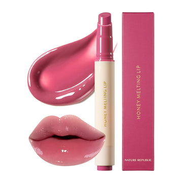 Nature Republic labial miel derretido 08 cereza oscura choux ofrece brillo hidratante