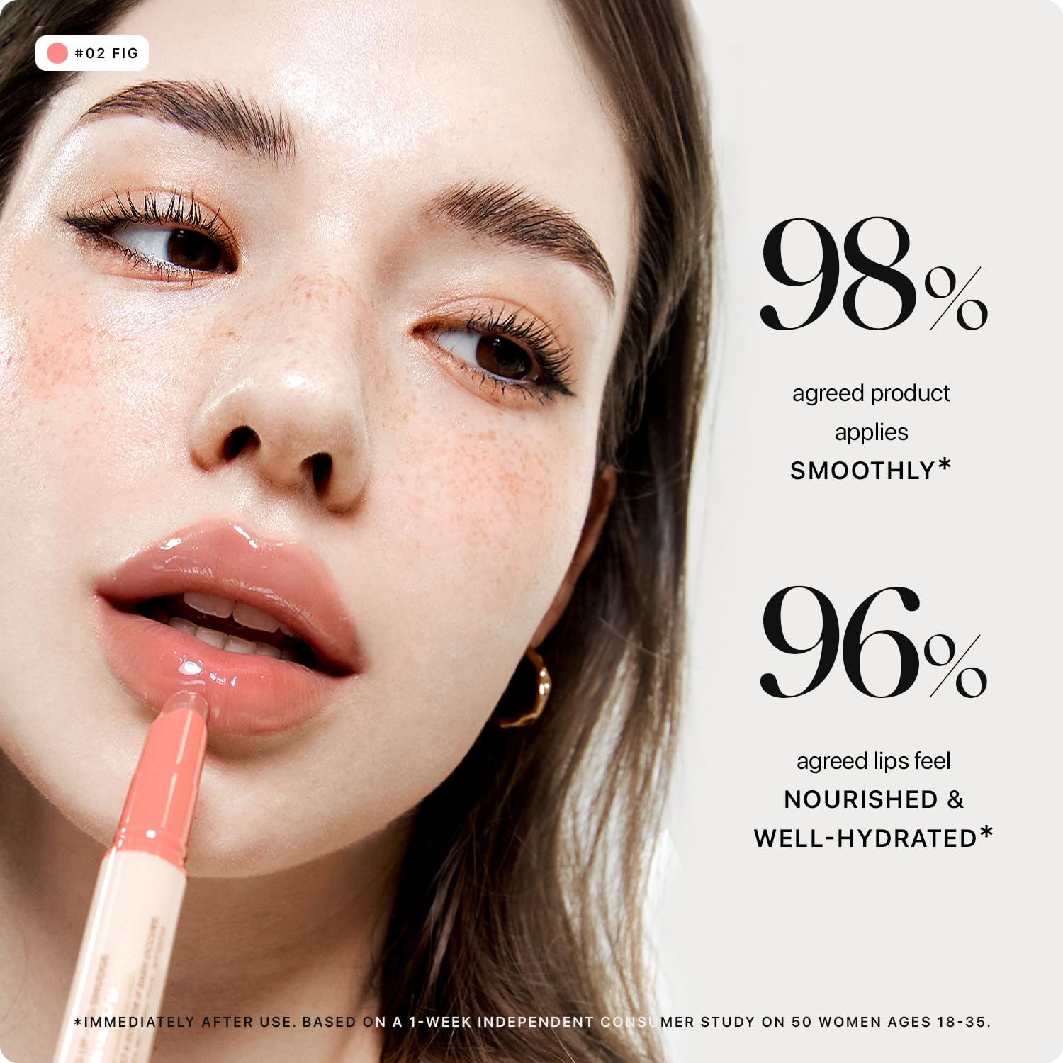 Nature Republic Labio Brillo Hidratante: brillo natural y labios nutridos.
