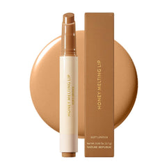 Nature Republic bálsamo miel derretido 00 chai milk tea aporta textura suave para labios resecos