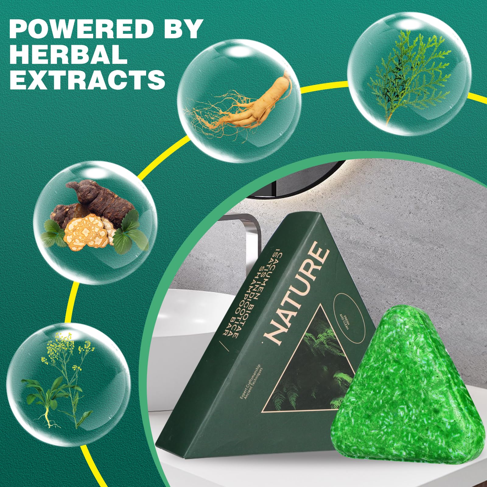 Nature Seven tamaño compacto, ideal para viaje y bolso de gimnasio.