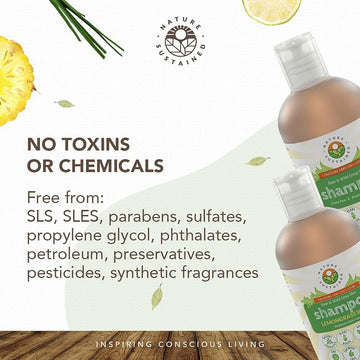 Nature Sustained Champú Natural Original, perfecto para cabello sensible y cuero cabelludo irritado.