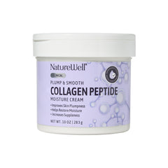 Nature Well crema-peptidos-colageno en bote para hidratación profunda