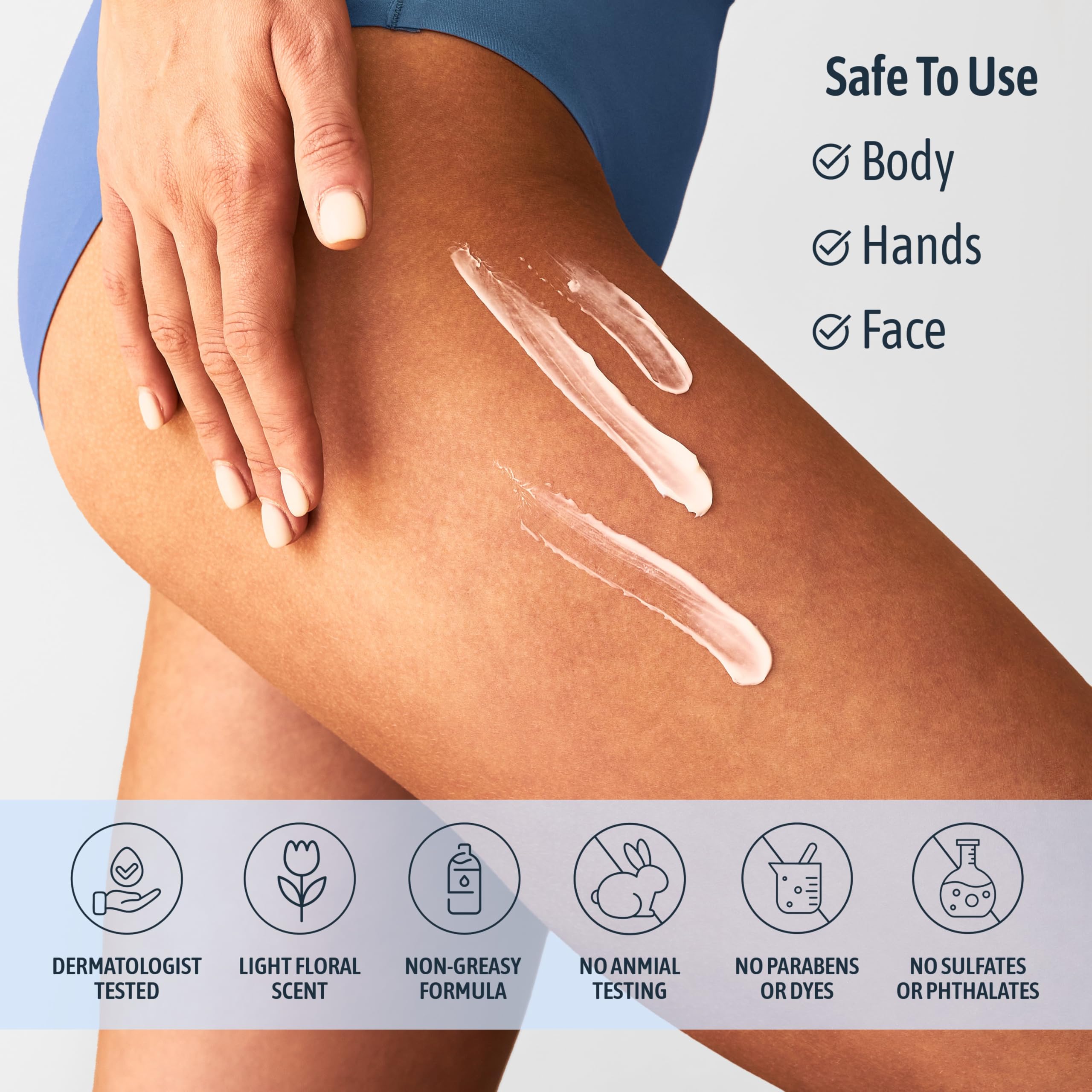 Nature Well dermatologist-tested cream jar demonstrates trustworthy skin nourishment.