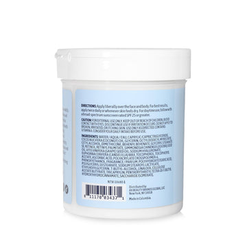 Nature Well Retinol crema, textura sedosa para una aplicación suave.