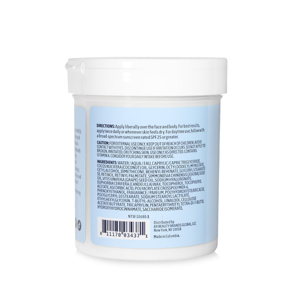 Nature Well Retinol crema, textura sedosa para una aplicación suave.