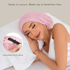 NatureKess bonete seda Mulberry con ajuste adecuado para todo tipo de cabello.