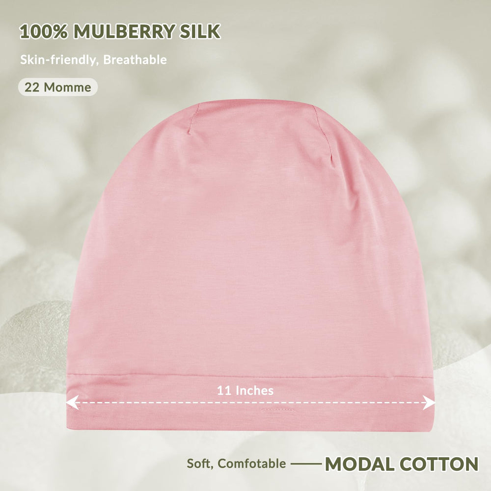 NatureKess bonete seda Mulberry interior de seda para reducir fricción.
