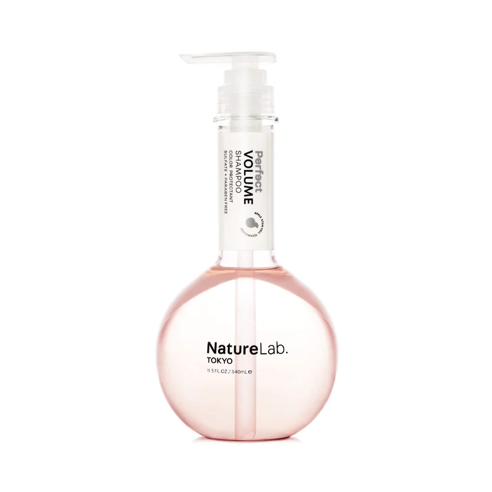 NatureLab.TOKYO Champú de Volumen Perfecto, envase frontal, ideal para iniciar tu rutina de cuidado capilar
