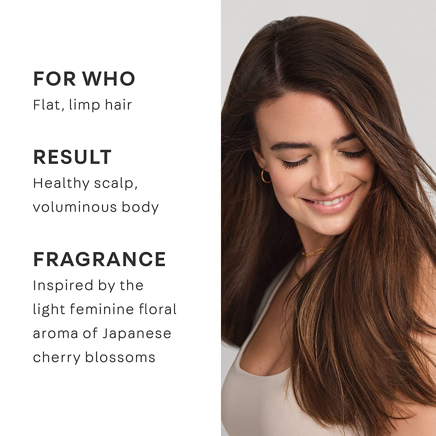 NatureLab.TOKYO hydratation-sakura: cheveux plus souples et brillants.