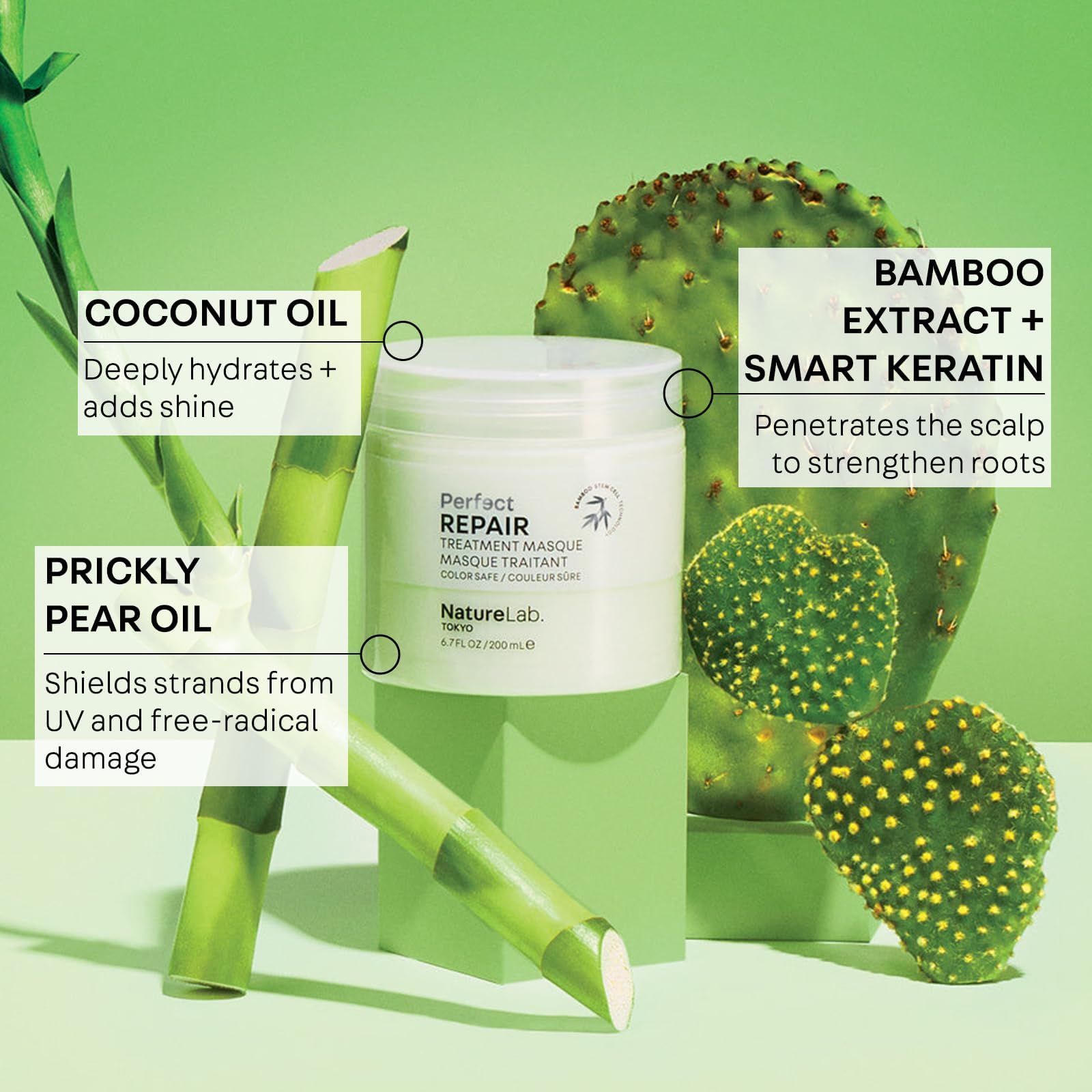 NatureLab.TOKYO Perfect Repair Protección de calor y color para el cabello.