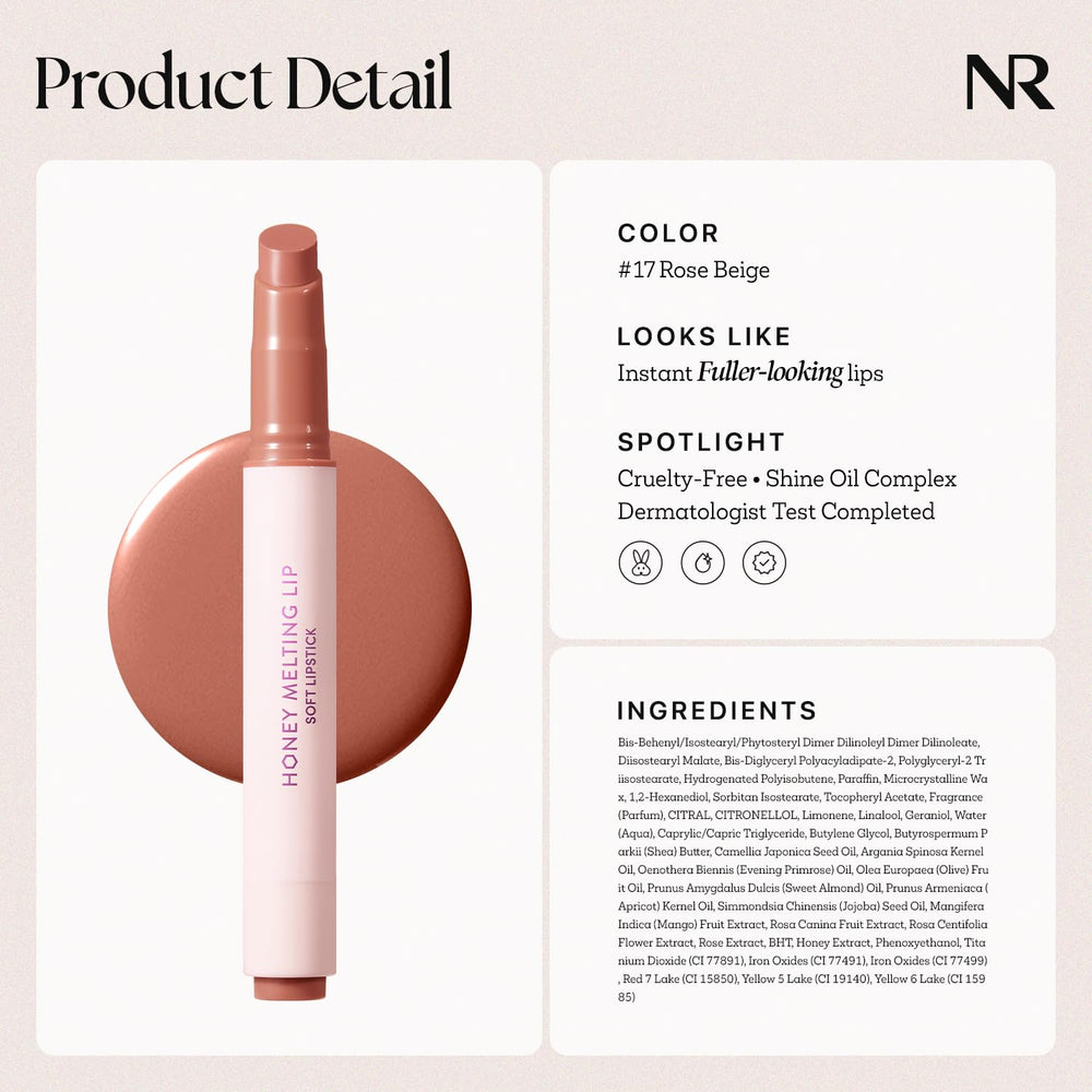 Nature Republic Labial Aplicación Higiénica Derretido rosa beige