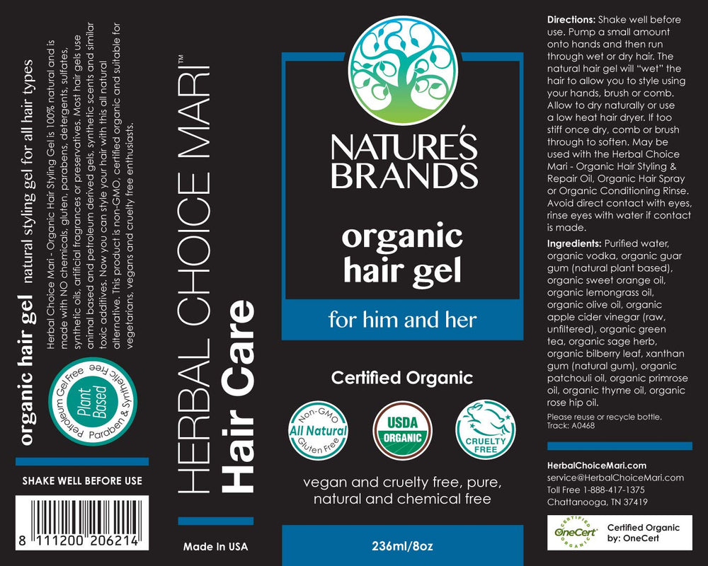 Nature's Brands Mari gel define rizos con hidratación y sin crujido