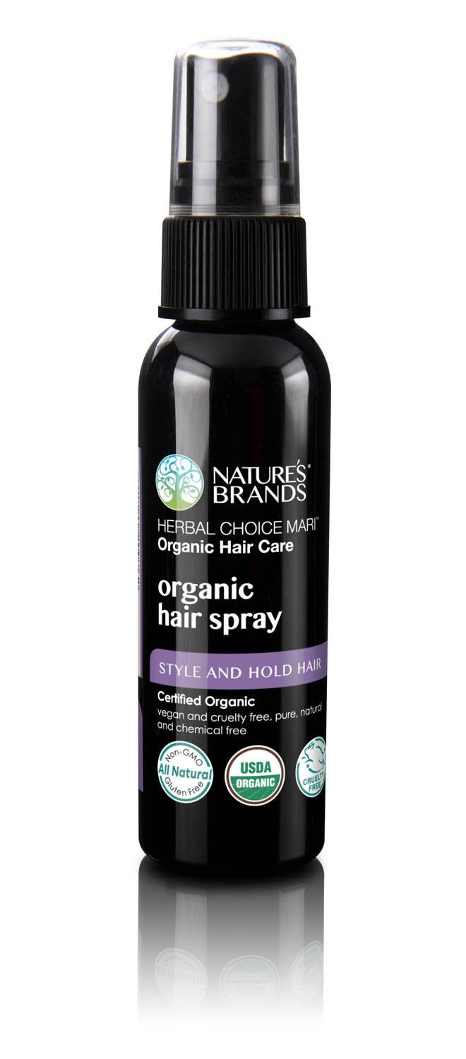Nature's Brands Mari spray-cheveux organique, pour une tenue légère et naturelle
