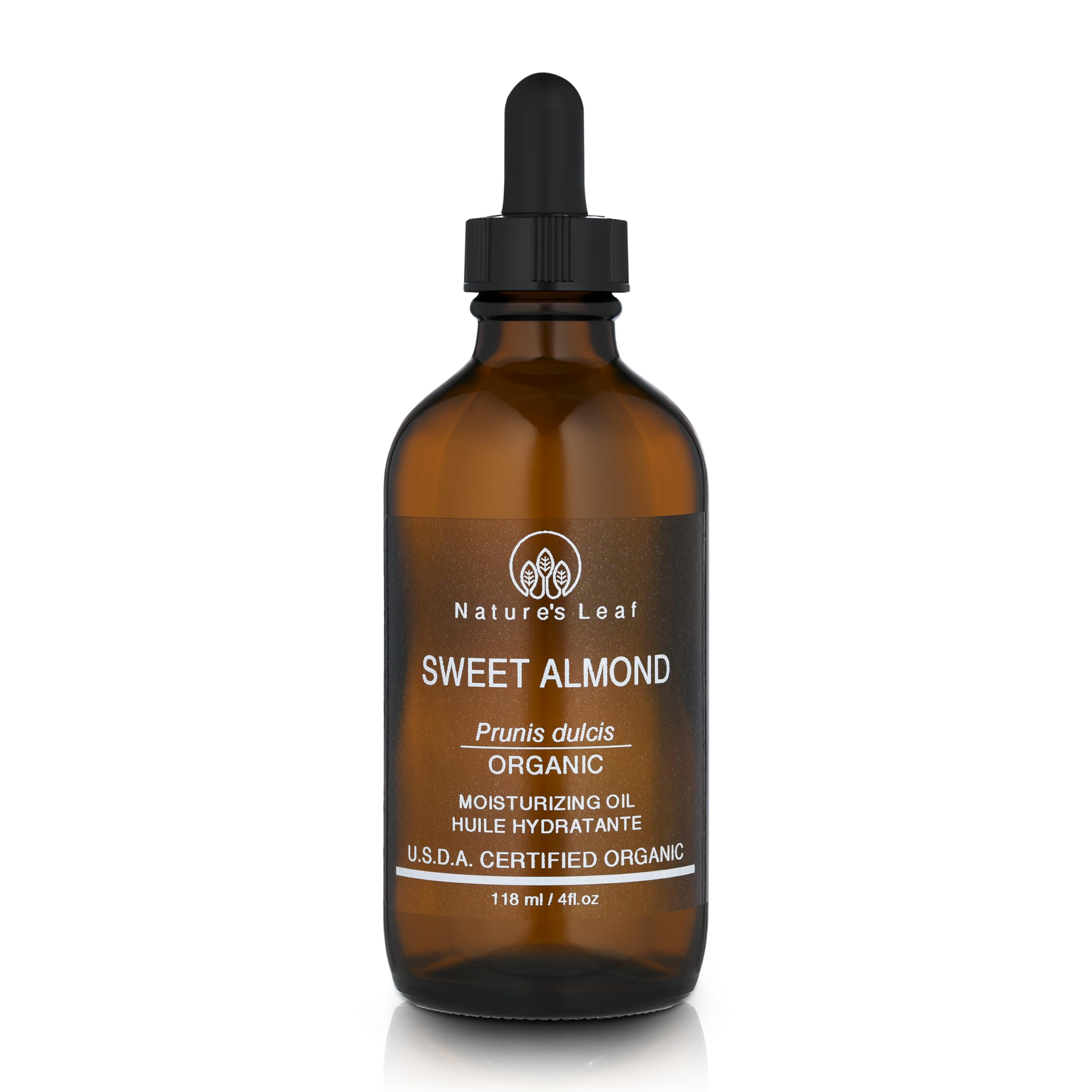 Natures Leaf Aceite de Almendra Dulce en botella para hidratación diaria