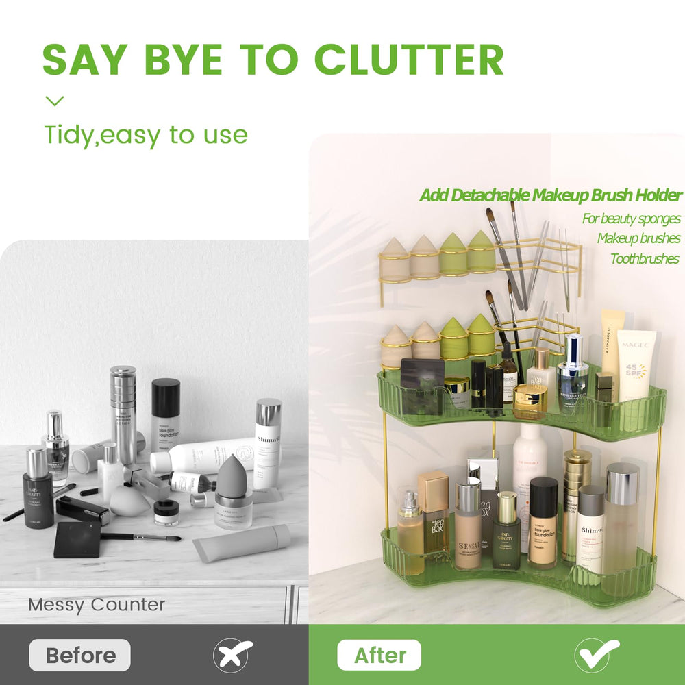 Portabrochas de NATURE'S SOURCE, mantiene brochas y maquillaje al alcance