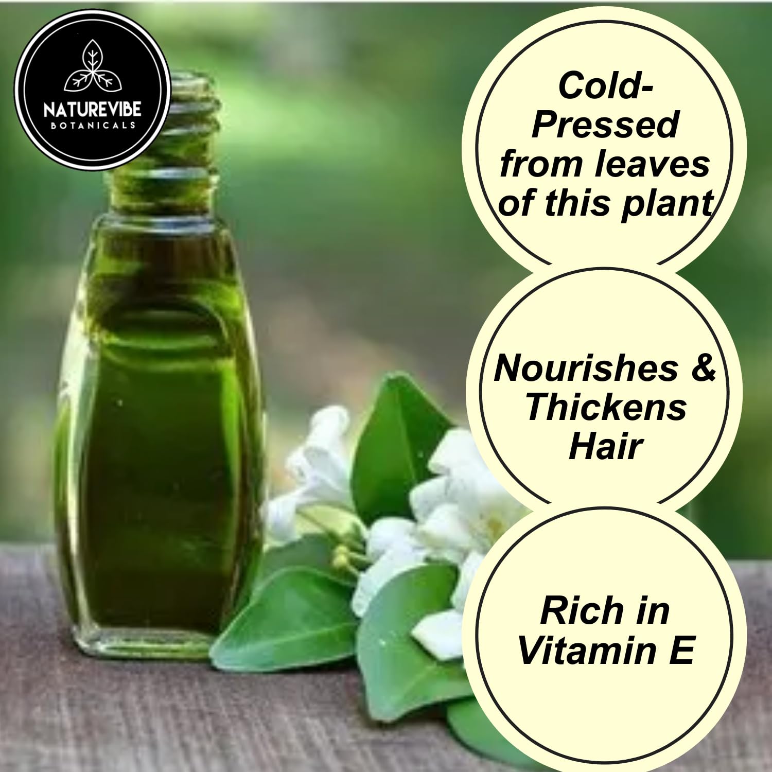 Naturevibe Bhringraj para cabello sano y brillante