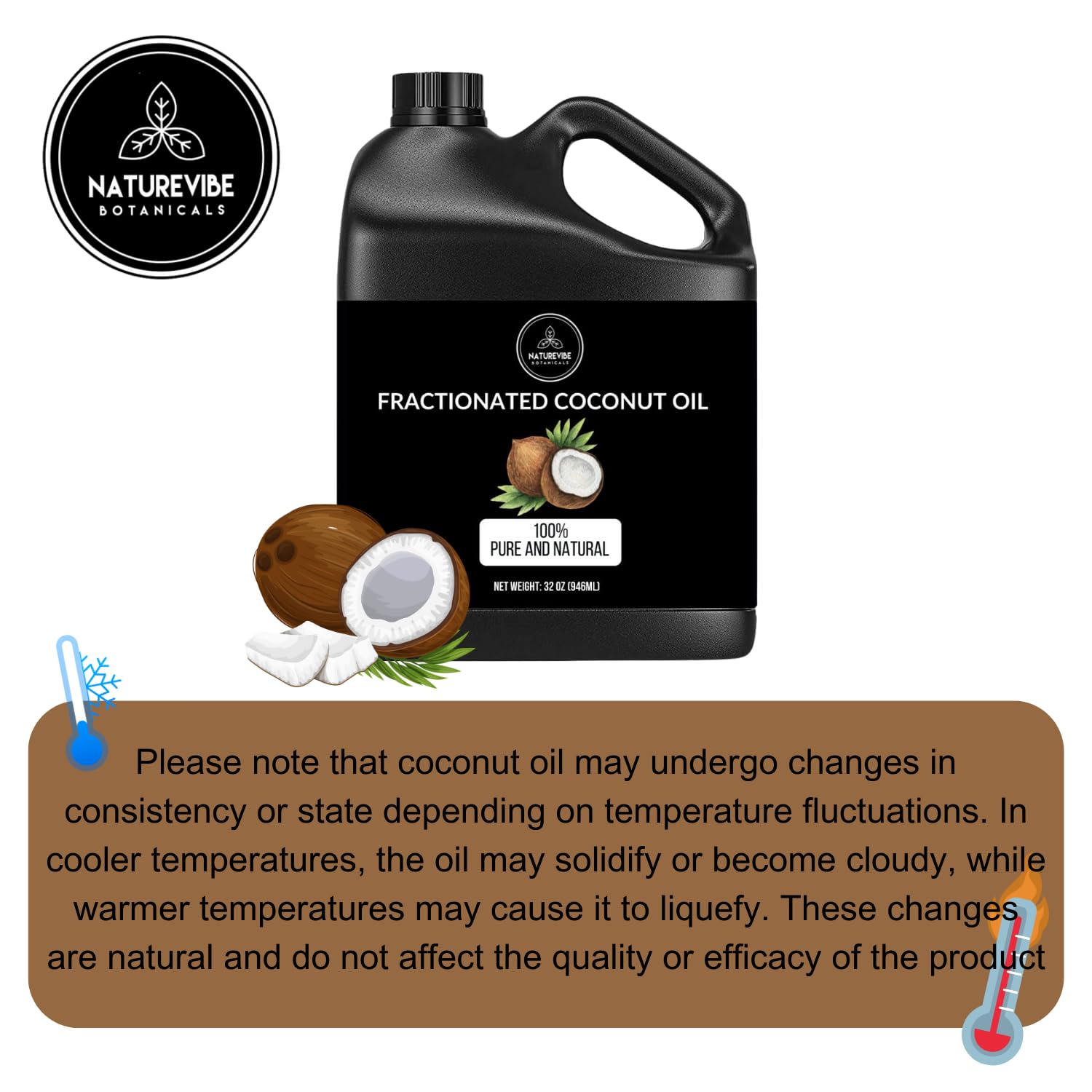 Naturevibe Botanicals Aceite de Coco Fractionado aplicado con dosificador, absorción rápida